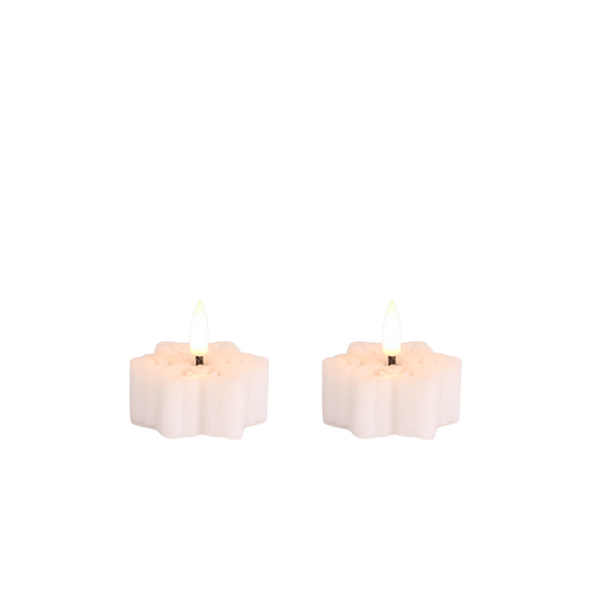 LED Zuilkaars Wildbloem RC - Set van 2