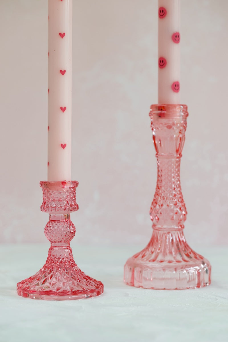 Kandelaar Belle Pink - Verpakt per 6 stuks