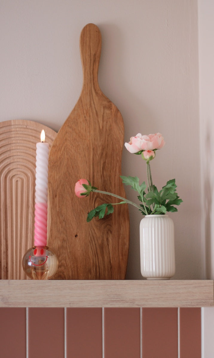 LED Swirl Candle Amour Toujours - Set of 2