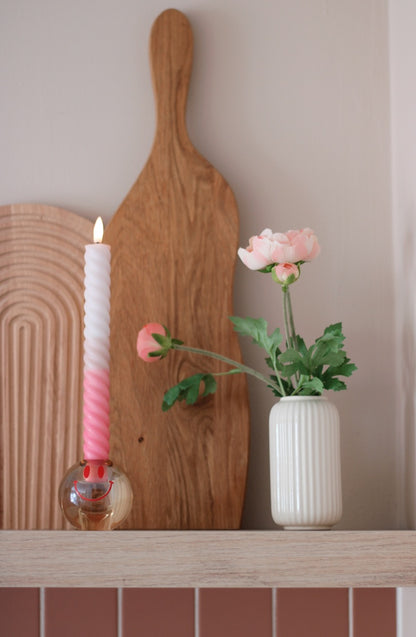 LED Swirl Candle Amour Toujours RC - Set of 2