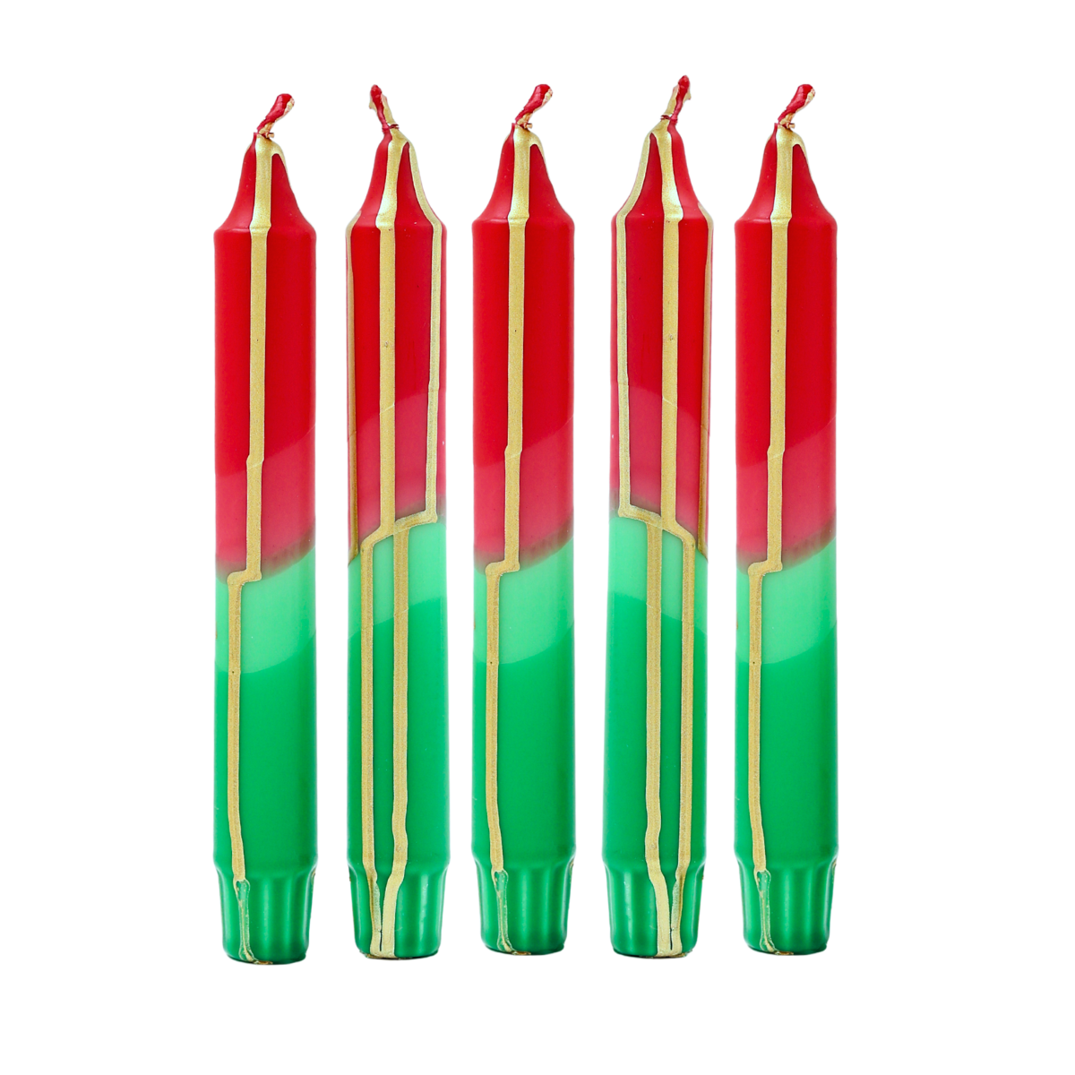 Tischkerzen-Set Duo XMAS – 5er-Set