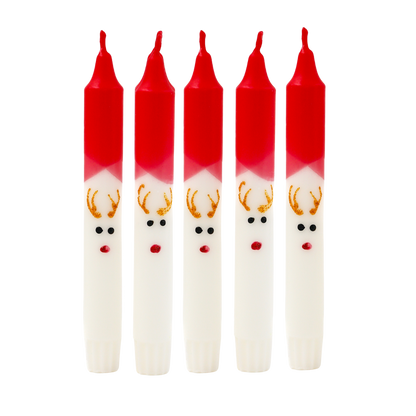 Diner Candle Rudolph - Pack 5