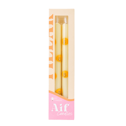 LED Pillar Candle Soft Smiles RC - Set of 2