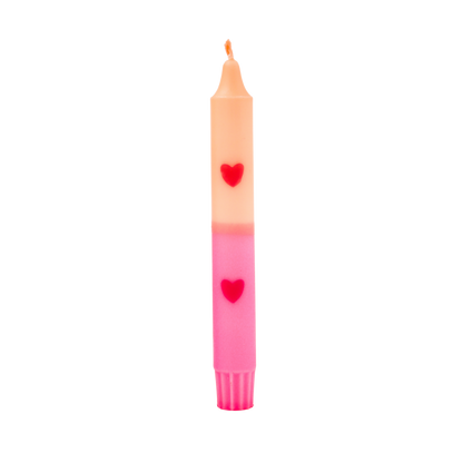 Diner Candle Duo Hearts - Pack of 5
