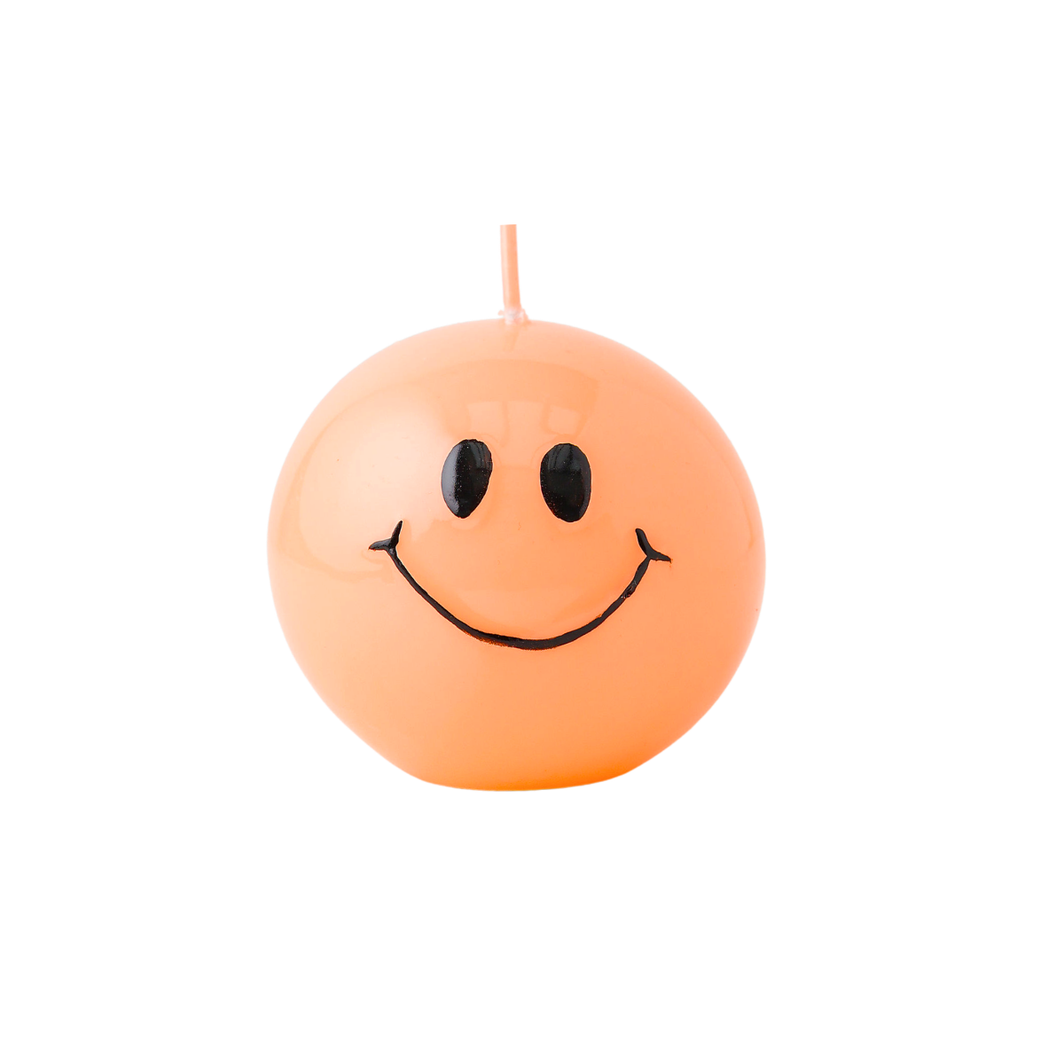 Smiley Kaars Hot Orange - Verpakt per 6 stuks