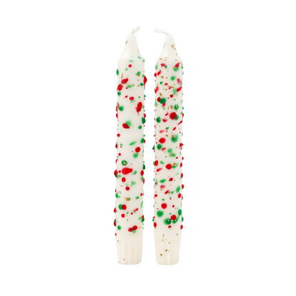 Diner Candle XMAS Confetti - Pack of 5
