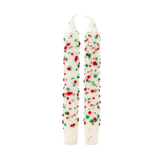 Tischkerze XMAS Konfetti - Set von 5
