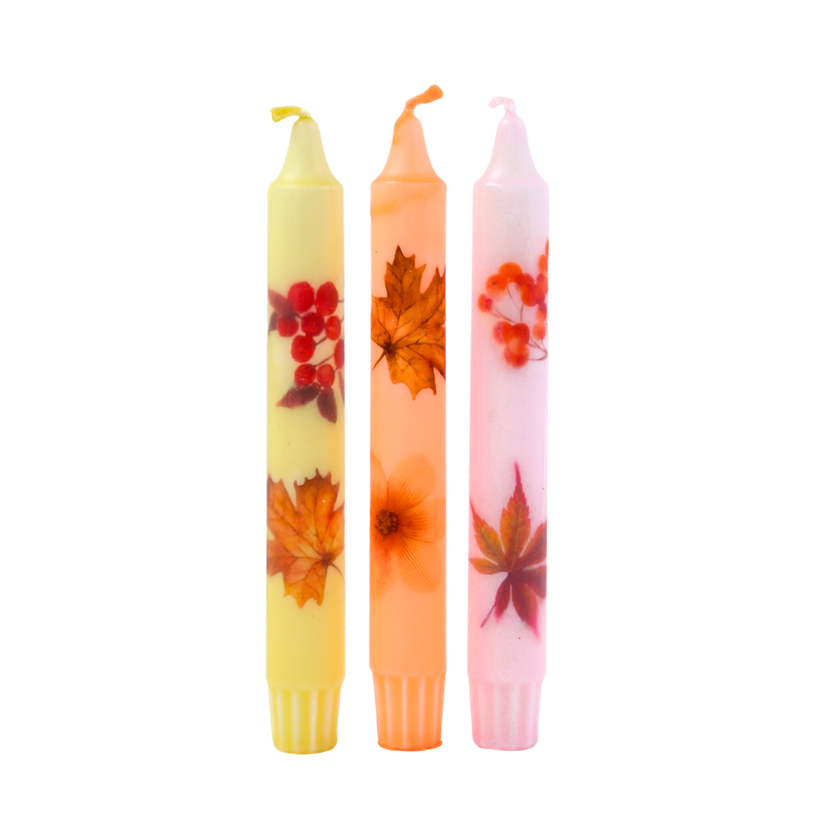 Diner Kaars Wildflowers - Set van 5