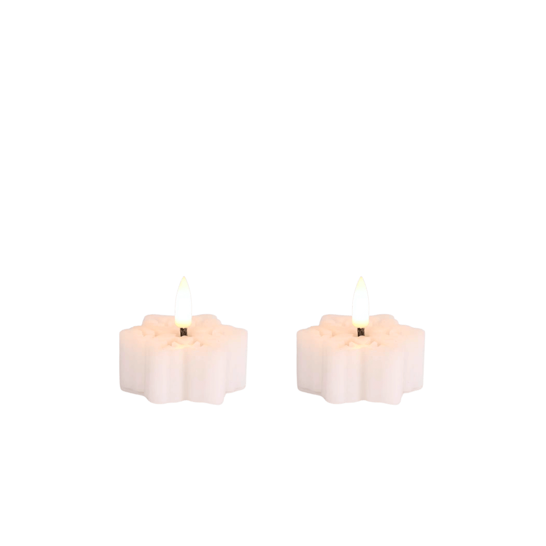 LED Zuilkaars Wildbloem RC - Set van 2