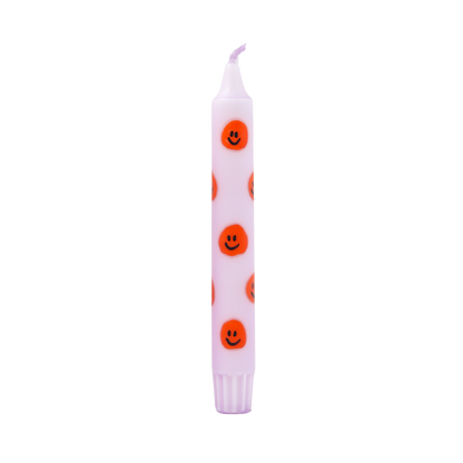 Diner Candle Smiley Orange - Pack of 5