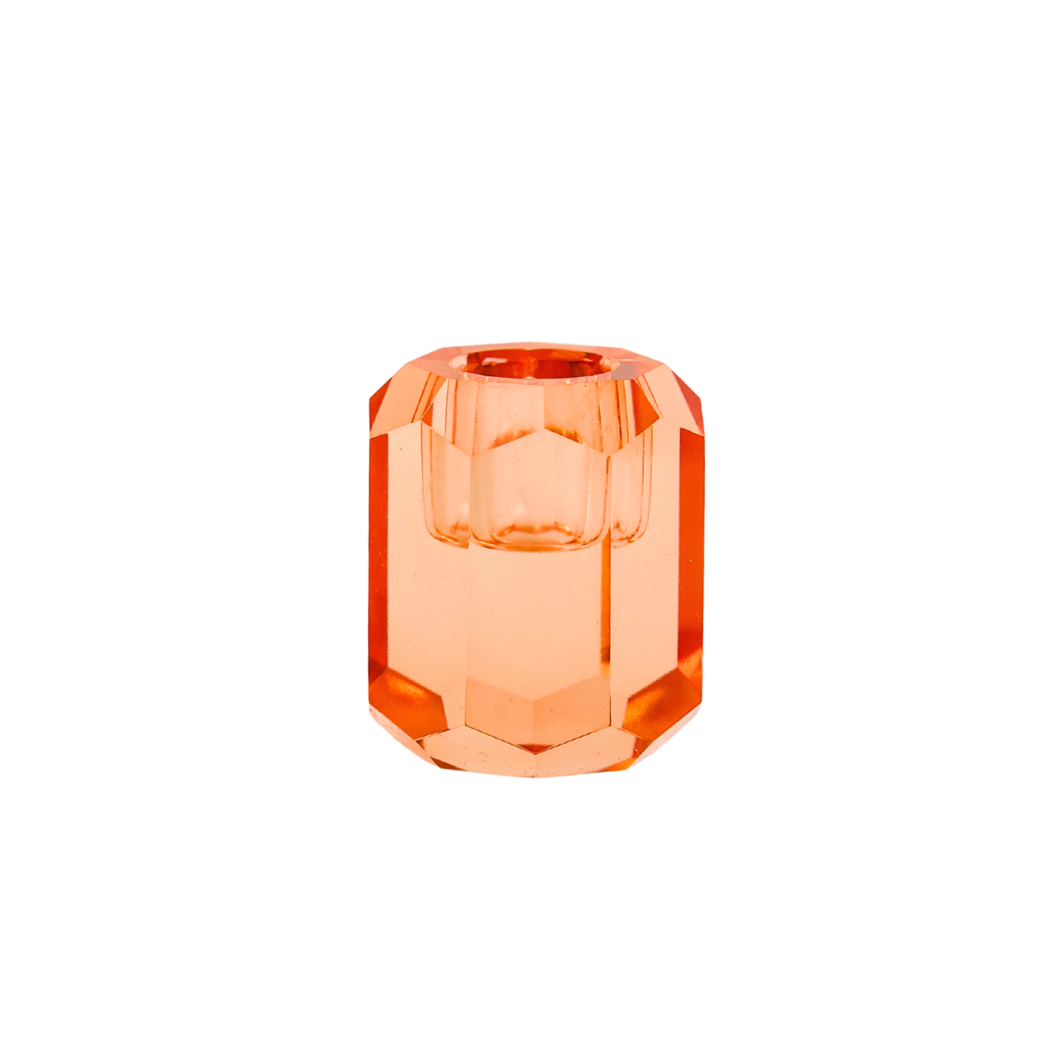 Kandelaar Crystal Orange