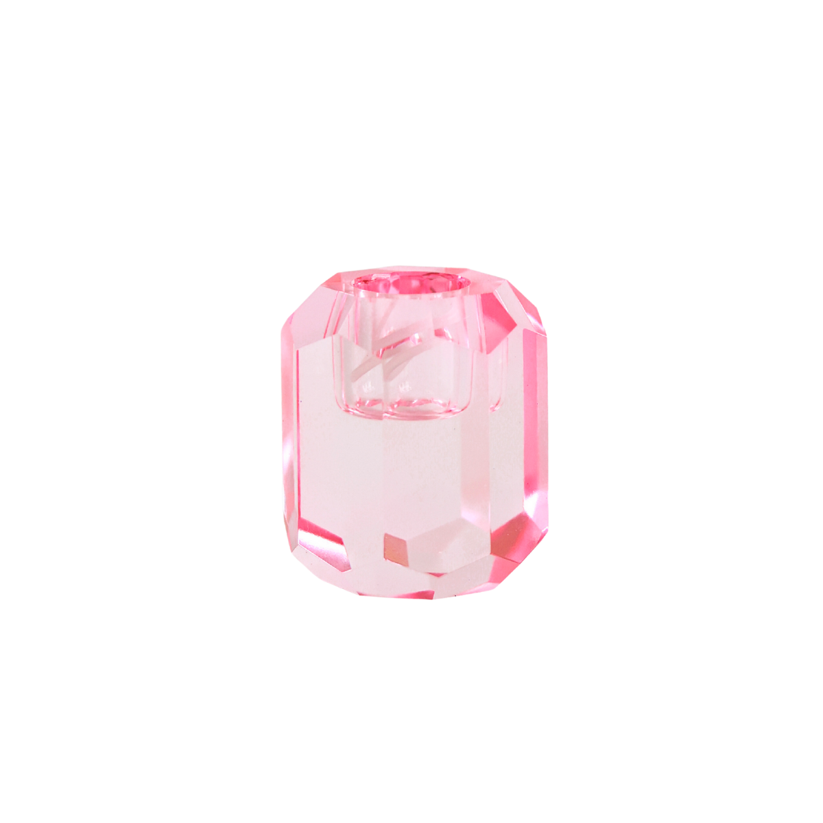 Kandelaar Crystal Pink