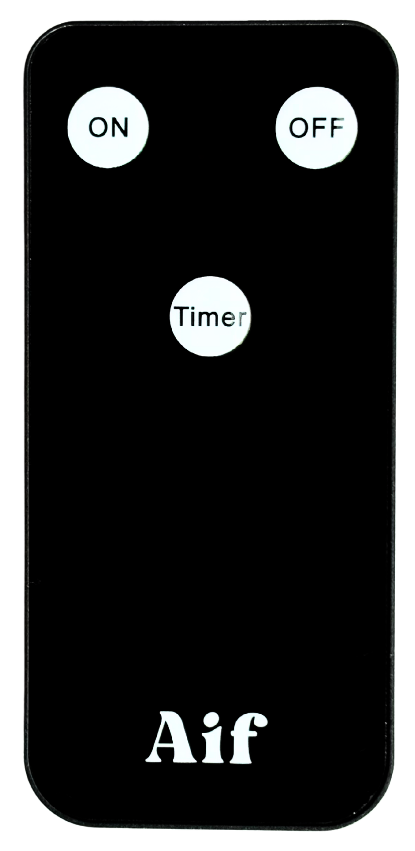 Aifcandles remote control with ON, OFF and Timer buttons