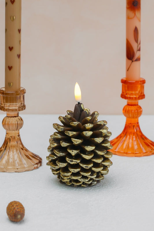 LED Wax Pine Candle - RC