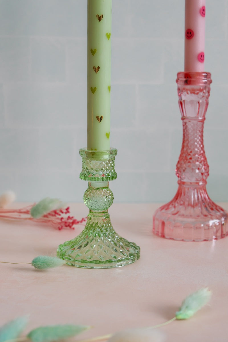 Kandelaar Belle Green - Verpakt per 6 stuks
