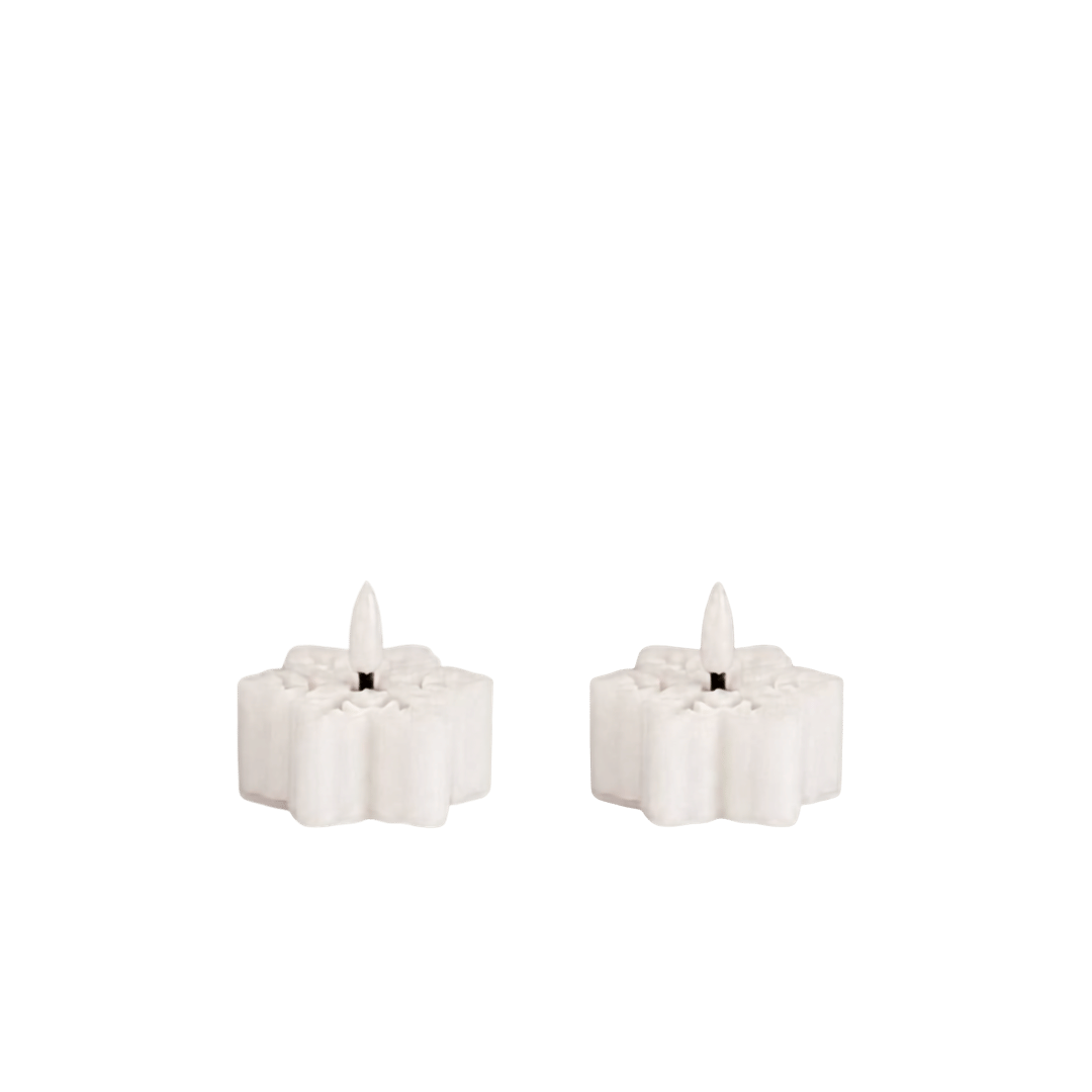 LED Zuilkaars Wildbloem RC - Set van 2