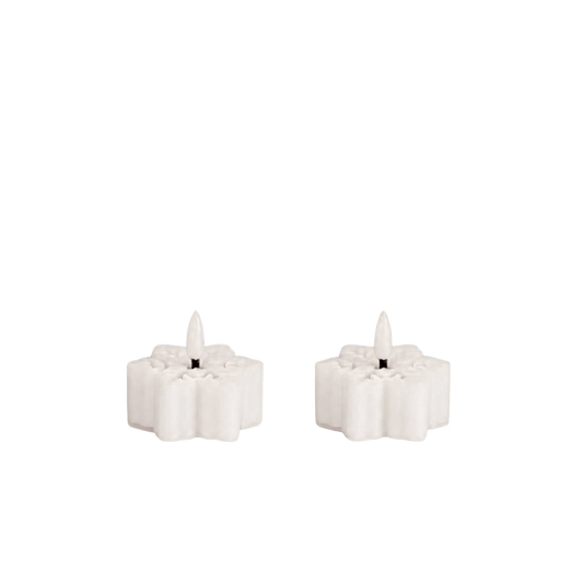 LED Zuilkaars Wildbloem RC - Set van 2